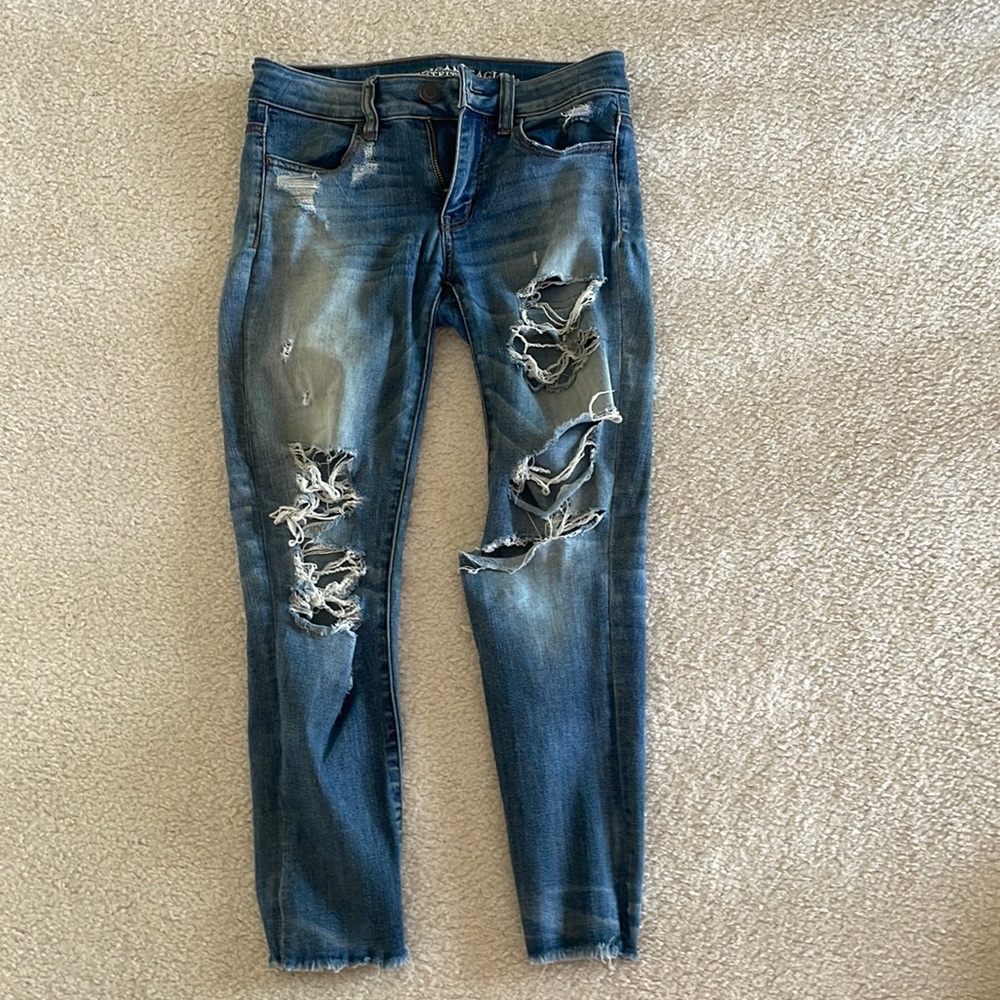 Cropped jeans